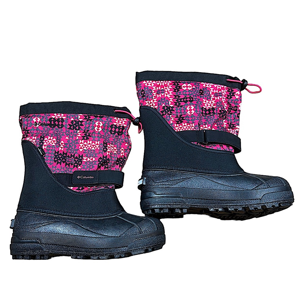 COLUMBIA: Girl’s / Kids’ Powderbug™ Plus II Print Snow Boot -Size 6